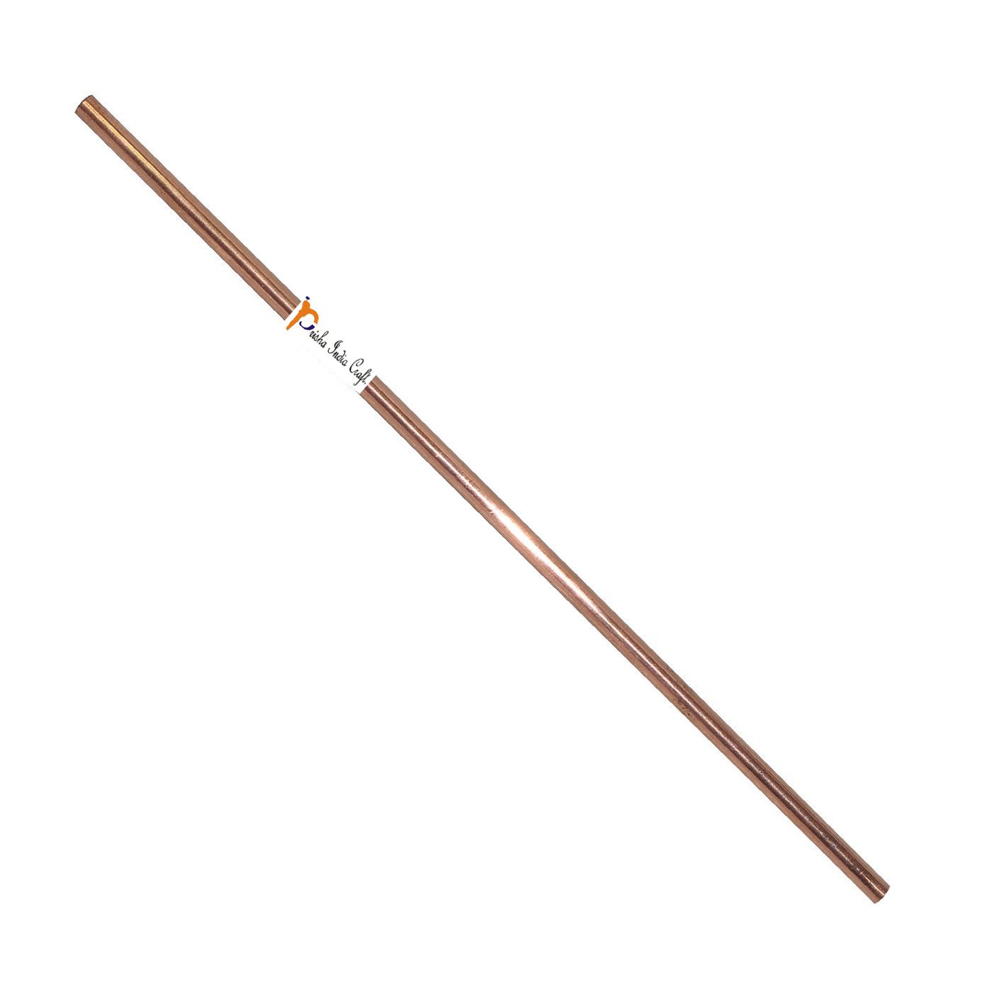 Prisha India 6-Piece Copper Mule Mug Set with Straws - 450ml (15oz) Moscow Mule Cups for Cocktails, Iced Coffee & Cold Drinks - Perfect for Parties, Bars & Home Entertaining