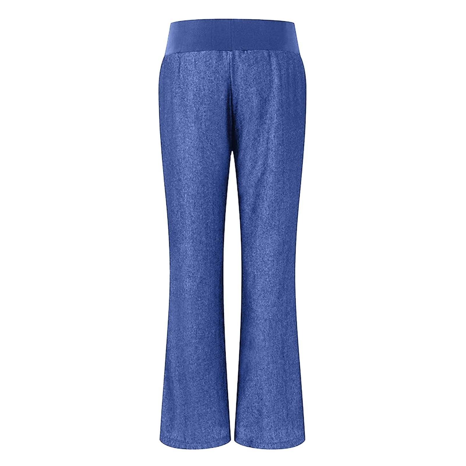 Stylish High Waist Casual Pants for Women - Elastic Wide Leg Trousers with Plus Size Options | Perfect for Work, Travel & Everyday Comfort