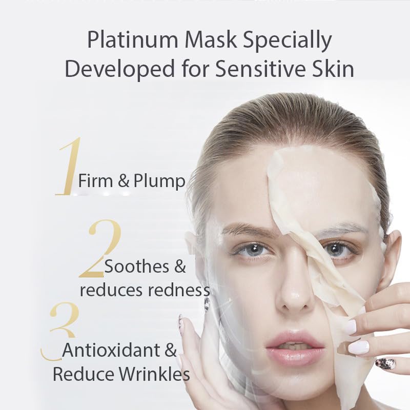 Ultimate Firming & Hydrating Facial Mask Set - 5 Sheet Masks for Deep Lifting, Wrinkle Reduction & Skin Nourishment (30ml/1.01oz Each) | Anti-Aging Treatment for Glowing Skin | Perfect for Spa Night, Self-Care Routine & Gift Giving