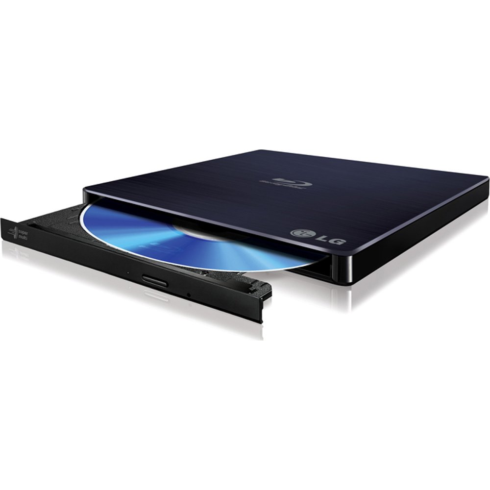 LG Electronics WP50NB40 External BDXL USB Drive for PC & Mac - High-Speed 4K Ultra HD Blu-ray Burner, M-DISC Support - Perfect for Home Theater, Data Backup & Media Professionals