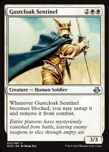 Magic The Gathering Gustcloak Sentinel Card - Duel Decks: Elspeth vs Kiora | MTG Collectible Trading Card Game for Strategy Battles & Deck Building