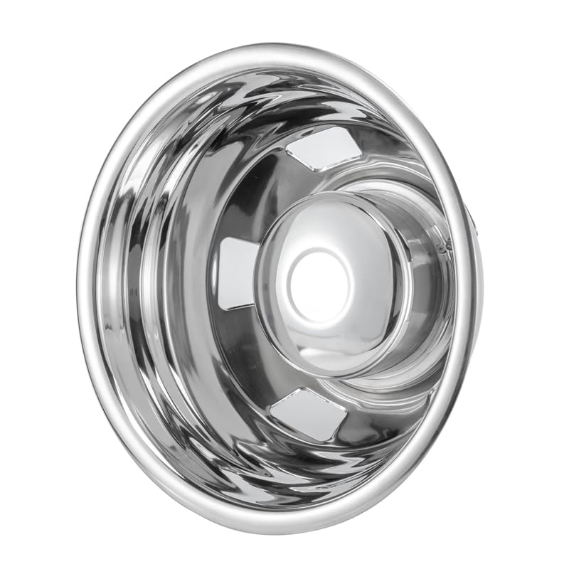 4PCS Polished Stainless Steel Wheel Simulators for 2003-2018 Dodge Ram 3500 - 17