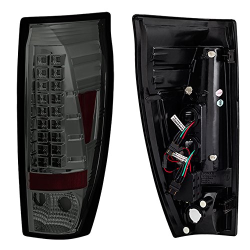 AKKON Smoke LED Tail Lights for 2002-2006 Chevy Avalanche GMT800 - Rear Brake Lamps Replacement - Enhances Visibility & Style for Night Driving and Off-Road Adventures