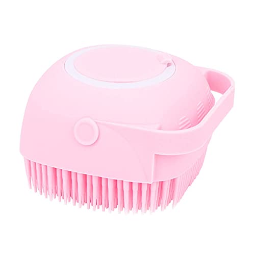 Silicone Body Brush with Shampoo Dispenser - Soft Exfoliating Bath Brush for Shower & Spa - Gentle Skin Cleansing & Massage (Multi-Color) | Perfect for Daily Shower Routine & Relaxing Spa Days