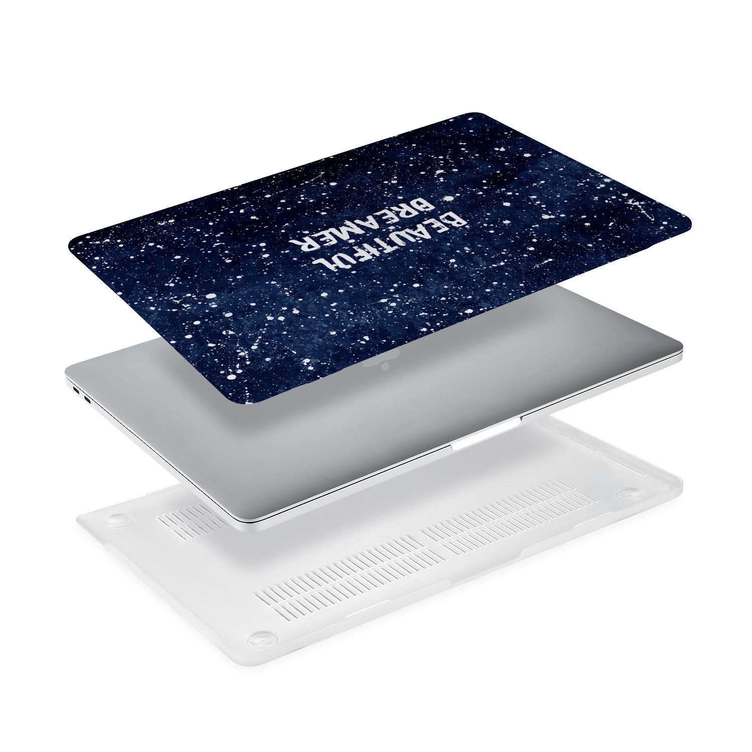 MacBook Case with Positive Quote - Beautiful Dreamer Design | Stylish & Protective Laptop Cover for Work, Travel & Daily Use