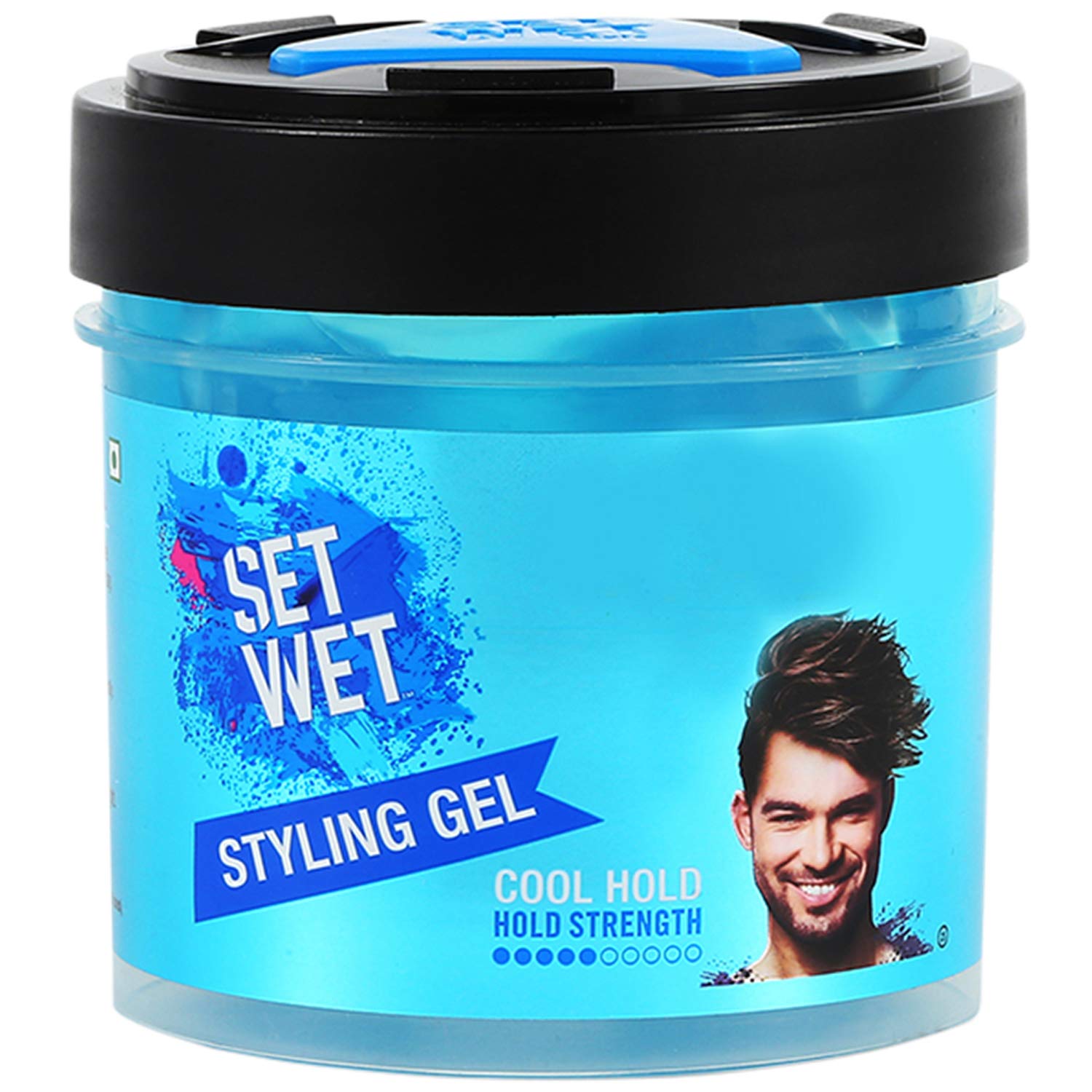 Set Wet Hair Gel Ultimate Hold & Cool Hold Strength - 250ml Each for Strong, Long-Lasting Styling - Perfect for Men's Hairstyling, Parties, and Daily Grooming