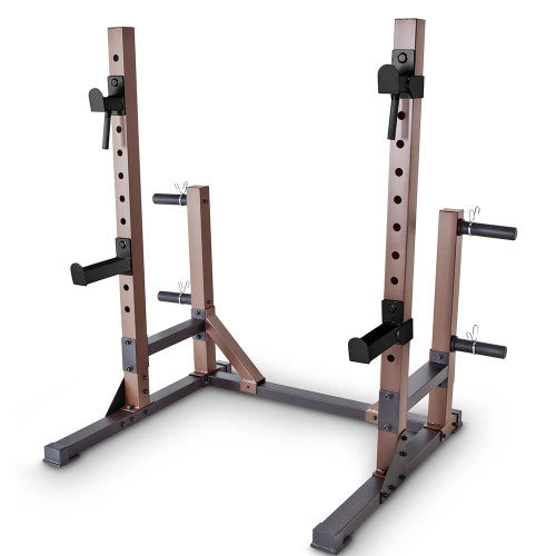 SteelBody STB 70105 Heavy Duty Squat Rack & Power Cage - Home Gym Equipment for Weight Lifting, Strength Training & CrossFit Workouts | Perfect for Garage & Basement Gym Setup