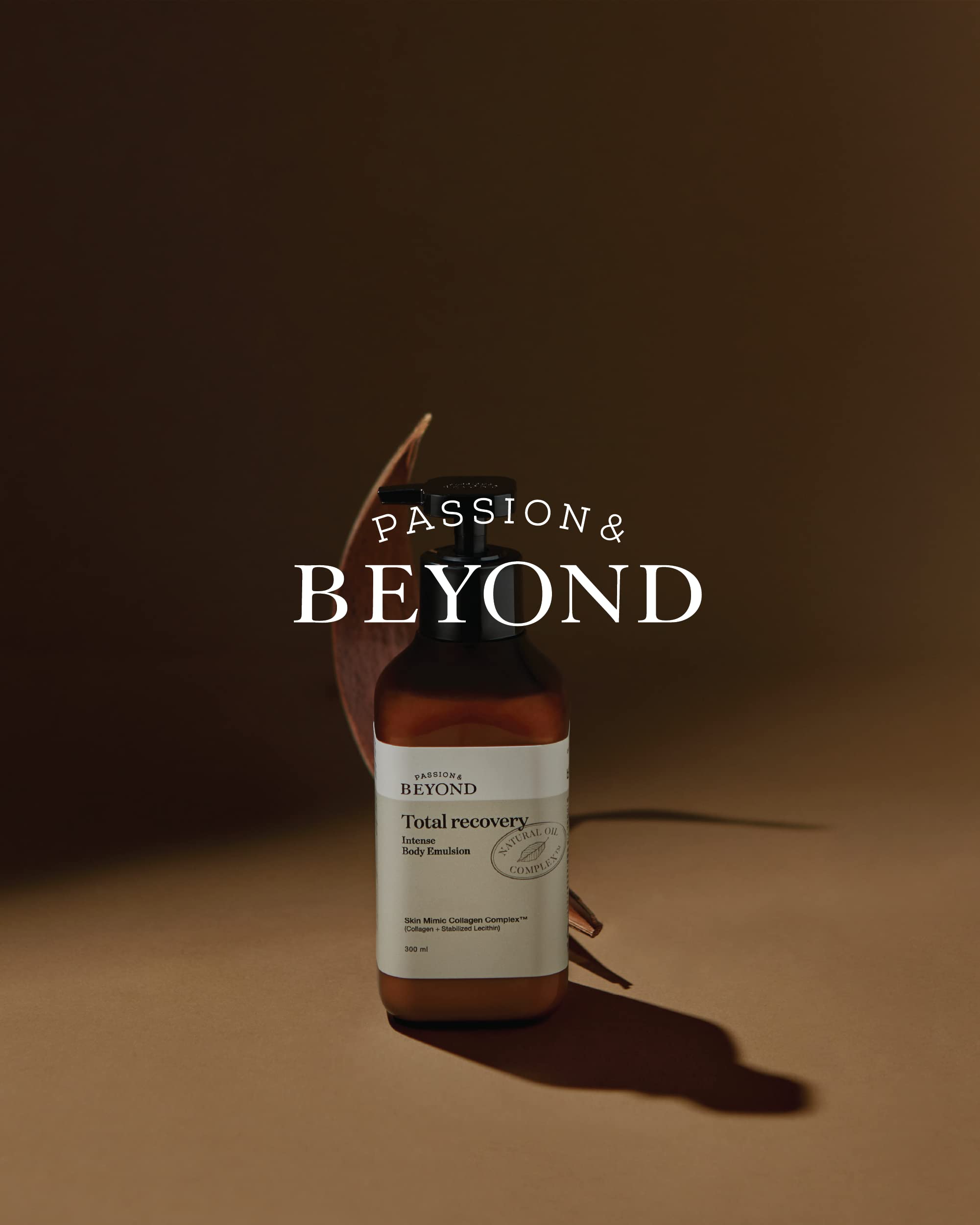 BEYOND Total Recovery Body Care Set - Moisturizing Creamy Wash & Lotion for Dry Skin, Apple Blossom Scent (300ml+60ml) | Korean Skincare for Daily Hydration & Relaxation | Perfect for Shower & Nighttime Routine