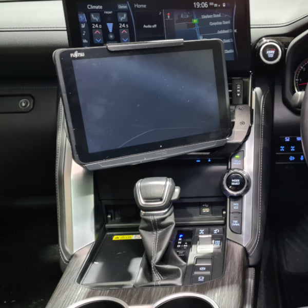 Toyota LandCruiser 300 (2022+) VX Sahara GR Sport Sahara ZX Car Phone Mount - Industrial Evolution InDash Universal Holder for Smartphones - Perfect for Off-Roading, Navigation & Hands-Free Driving