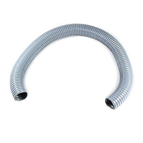 HASMX 24 Inch Long Heavy Duty PVC Central Vacuum Hose - 2 Inch Flexible Vacuum Tube for Home & Car Cleaning - Durable Extension Pipe for Central Vacuum Systems (1-Pack) - Perfect for Hardwood Floors, Carpets & Auto Detailing