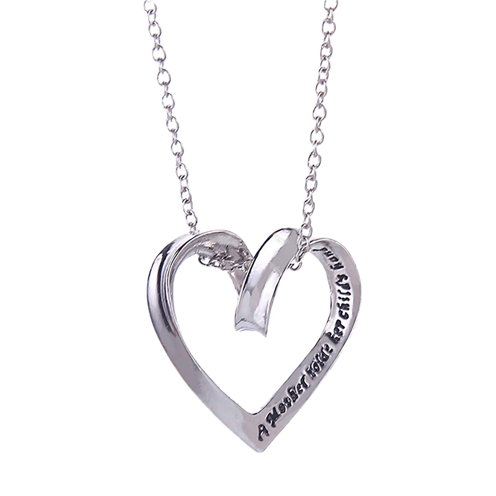 Heart Shaped Crystal Pendant Necklace - Elegant Mother's Day Gift for Mom, Women, Wife - Perfect for Valentine's Day, Anniversary, Birthday & Special Occasions