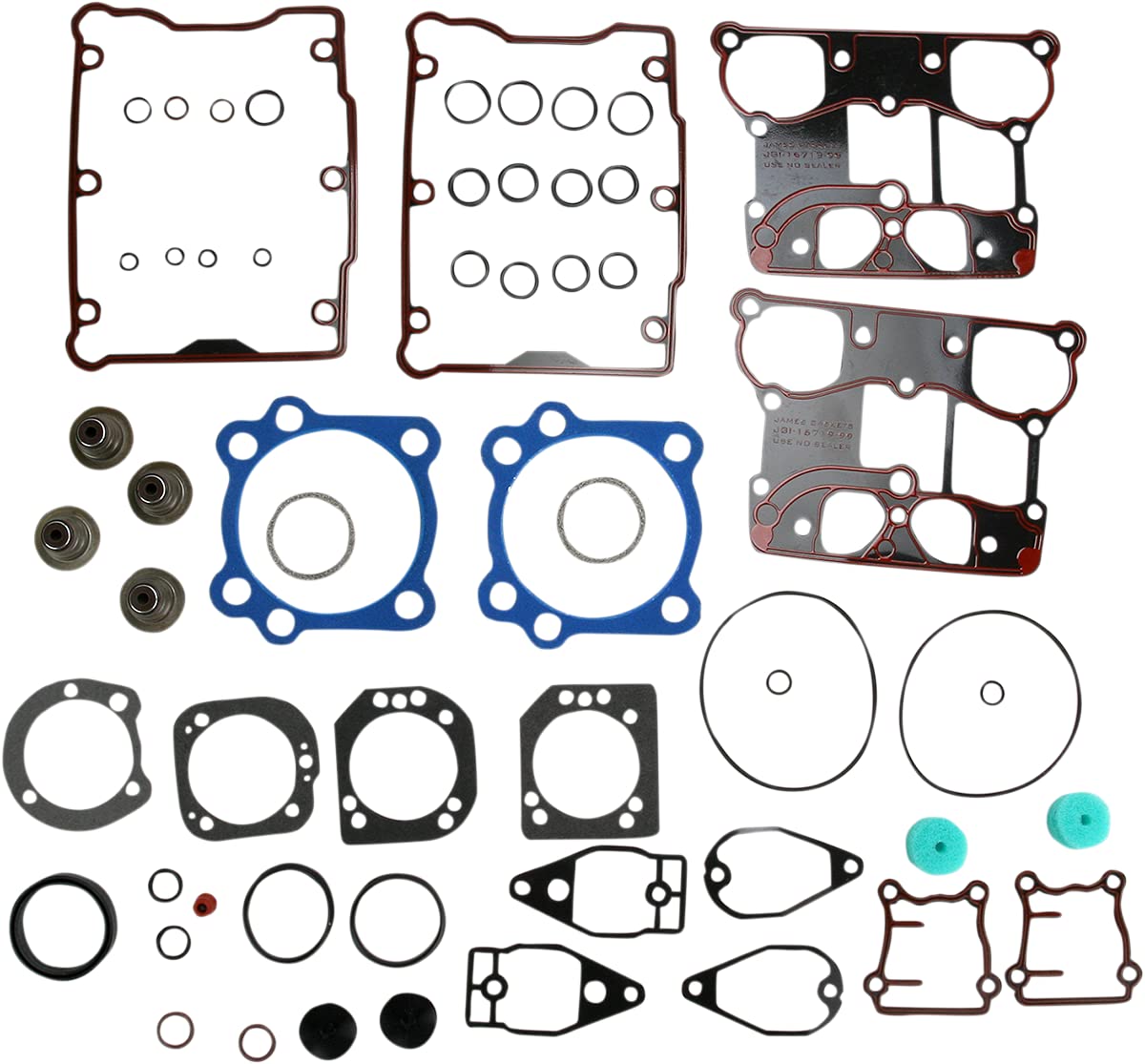Genuine James Gaskets Top End Gasket Kits - High Performance Engine Seals for Motorcycles, ATVs & Small Engines - Perfect for Engine Rebuilds & Repairs