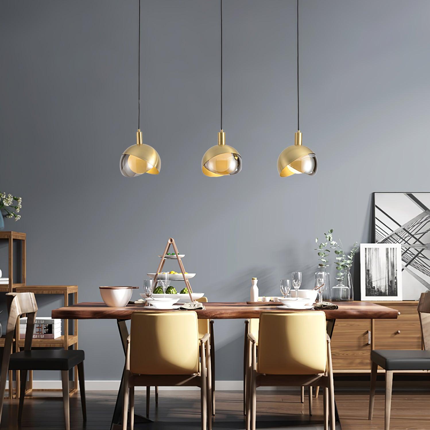 Blonche Modern Pendant Light - Elegant Hanging Lamp for Dining Room, Kitchen Island, Bedroom & Living Room Decor - Stylish Ceiling Lighting Fixture