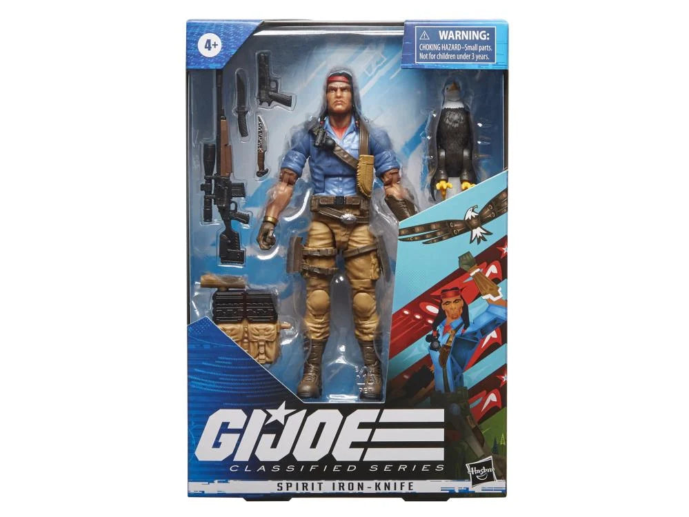 G.I. Joe: Classified Series Spirit Iron Knife Action Figure - Collectible 6-Inch Military Toy for Display & Play - Perfect for Fans & Collectors