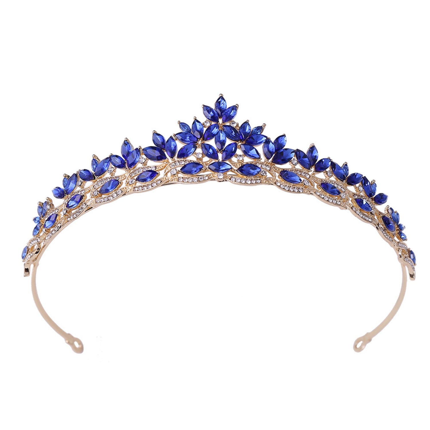 Sparkling Queen Crown Rhinestone Tiara for Women - Elegant Wedding, Bridal, Birthday & Costume Party Hair Accessories - Perfect for Princess-Themed Events, Pageants & Special Occasions
