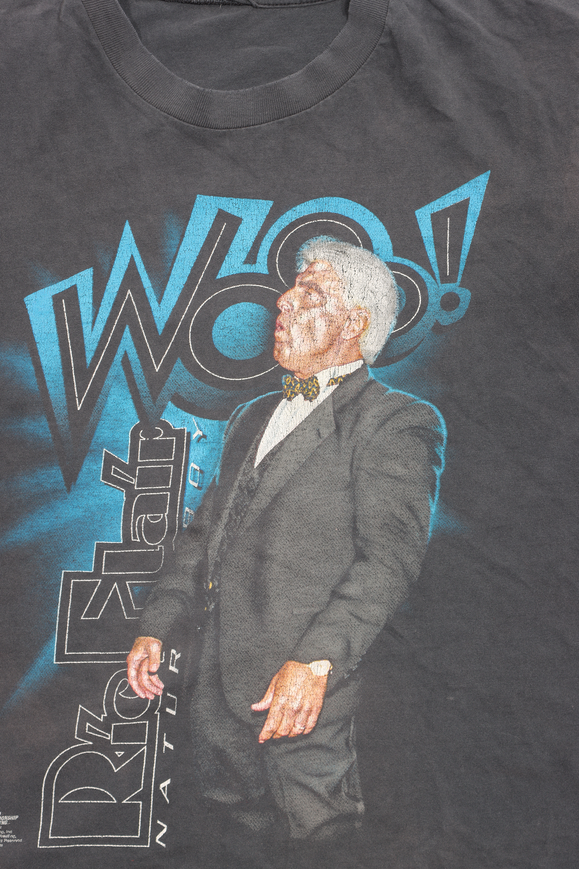 Vintage 1990s Ric Flair Wrestling T-Shirt - Retro WWE Wrestling Fan Apparel for Men & Women - Perfect for Wrestling Events, Cosplay & 90s Nostalgia Fashion