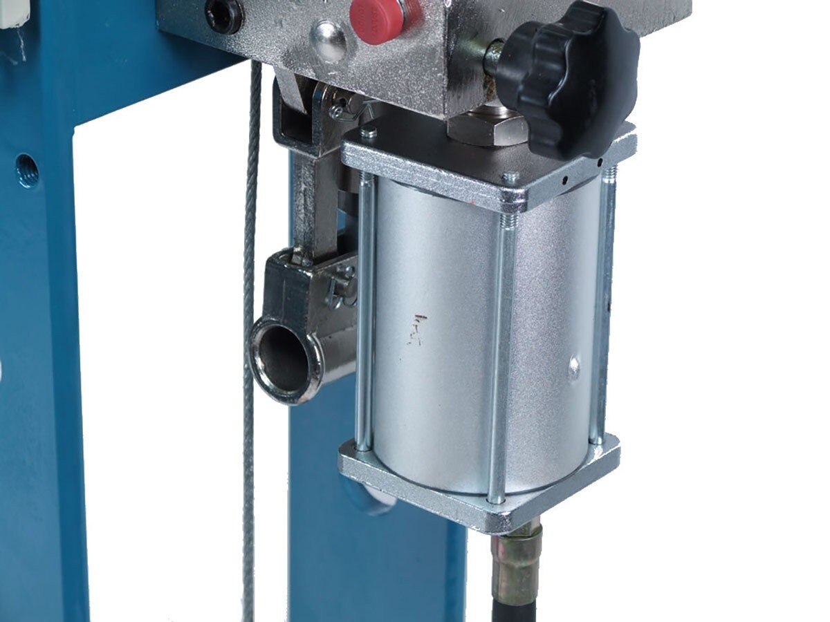 Baileigh Industrial BA9 1004828 Air/Hand Operated H-Frame Press HSP 50A - Heavy Duty Metalworking & Woodworking Shop Press for Bending, Stamping, and Assembly