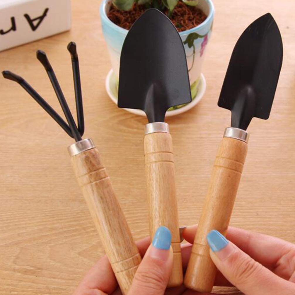 DOITOOL 6-Piece Women's Gardening Tool Set - Rake, Spade, Shovel for Home & Bonsai Care