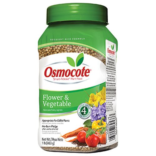 Osmocote Smart-Release Plant Food for Flowers & Vegetables - 1 lb. | Slow-Release Fertilizer for Indoor & Outdoor Gardening, Potted Plants & Raised Beds