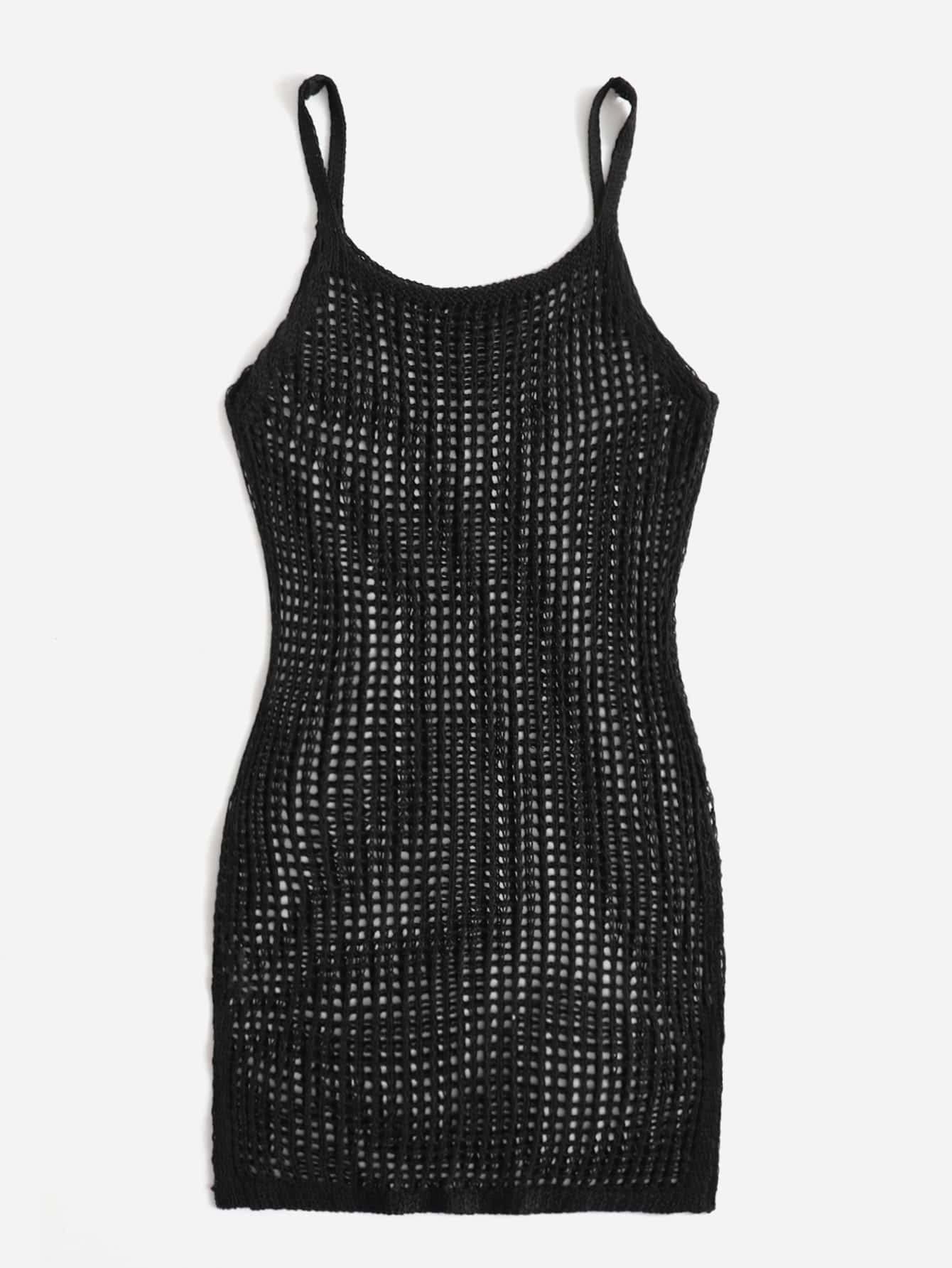 COZYEASE Girls' Crochet Cover Up Dress - Sleeveless Beach Cami Top for Summer, Swimwear Cover Up, Boho Chic Outfit for Pool Party, Vacation & Beach Day