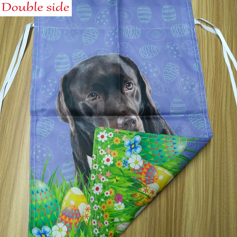 Funny Weimaraner Dog Patriotic House Flag - Double Sided 28x40 Inch American US Flag for 4th of July Decor, Outdoor Banner | Perfect for Front Porch, Yard, Garden & Patriotic Holidays
