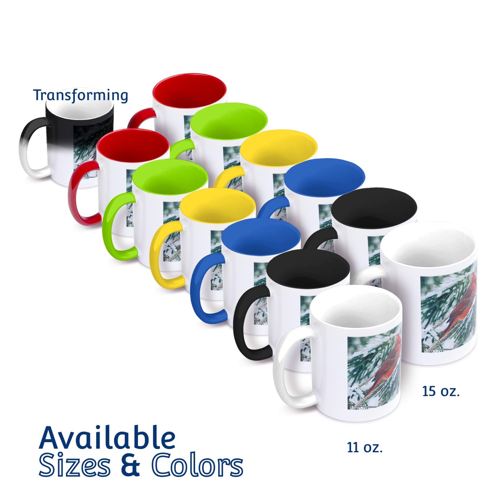 3D Rose New Mustang Cobra Beauty Ceramic Coffee Mug, 11 oz - Perfect for Car Enthusiasts, Office Use & Gift Giving