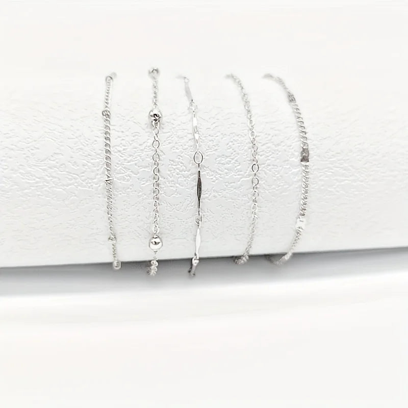 Elegant Adjustable Ankle Bracelet for Women - Perfect for Beach, Summer & Boho Fashion