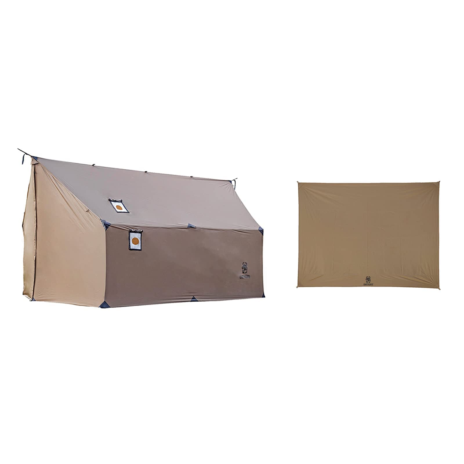 OneTigris TEGIMEN 4-Season Hammock Hot Tent with Waterproof Footprint - Lightweight Camping Shelter for Backpacking, Hunting & Winter Adventures