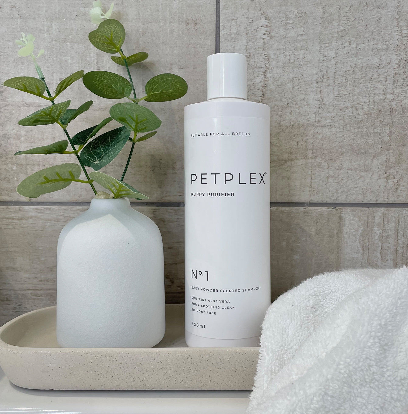 PetPlex No. 1 Puppy Purifier Shampoo 350ml - Gentle Cleansing & Odor Control for Dogs - Perfect for Bath Time & Grooming