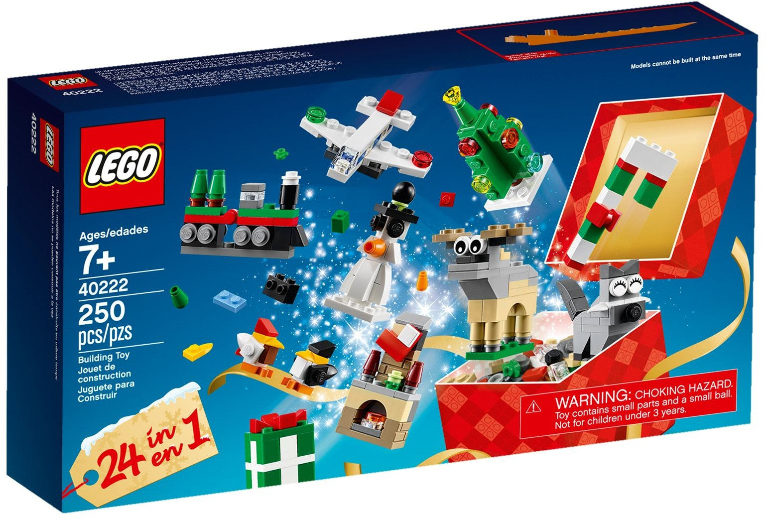 LEGO 40222 Christmas Build Up Advent Calendar - Holiday Countdown Toy for Kids & Adults - Perfect for Christmas Decorations & Festive Gift Giving