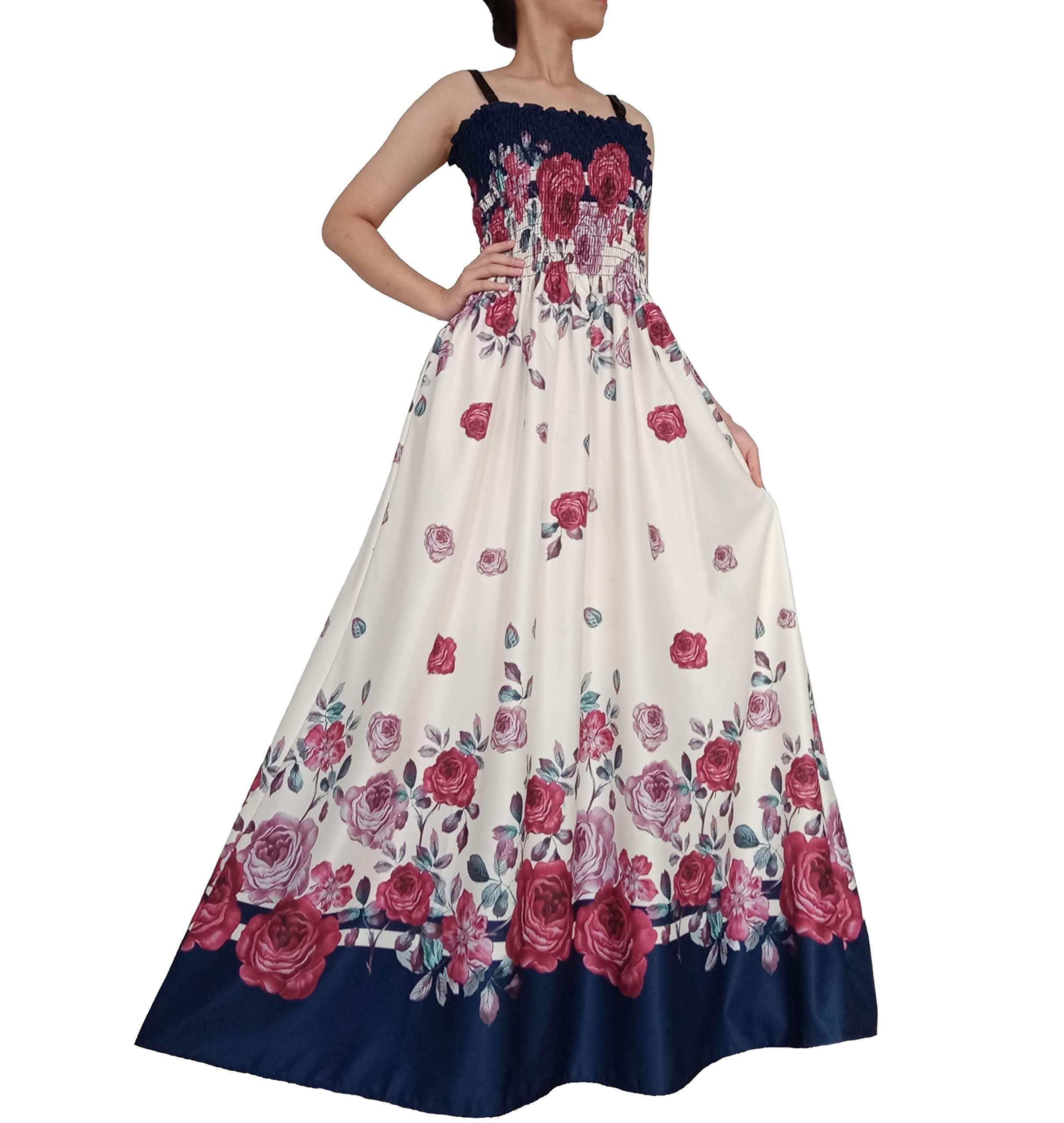 Plus Size Floral Maxi Dress for Women - Boho Long Summer Dress for Beach, Party, Prom & Evening Occasions | Elegant & Comfortable for Casual Outings & Special Events