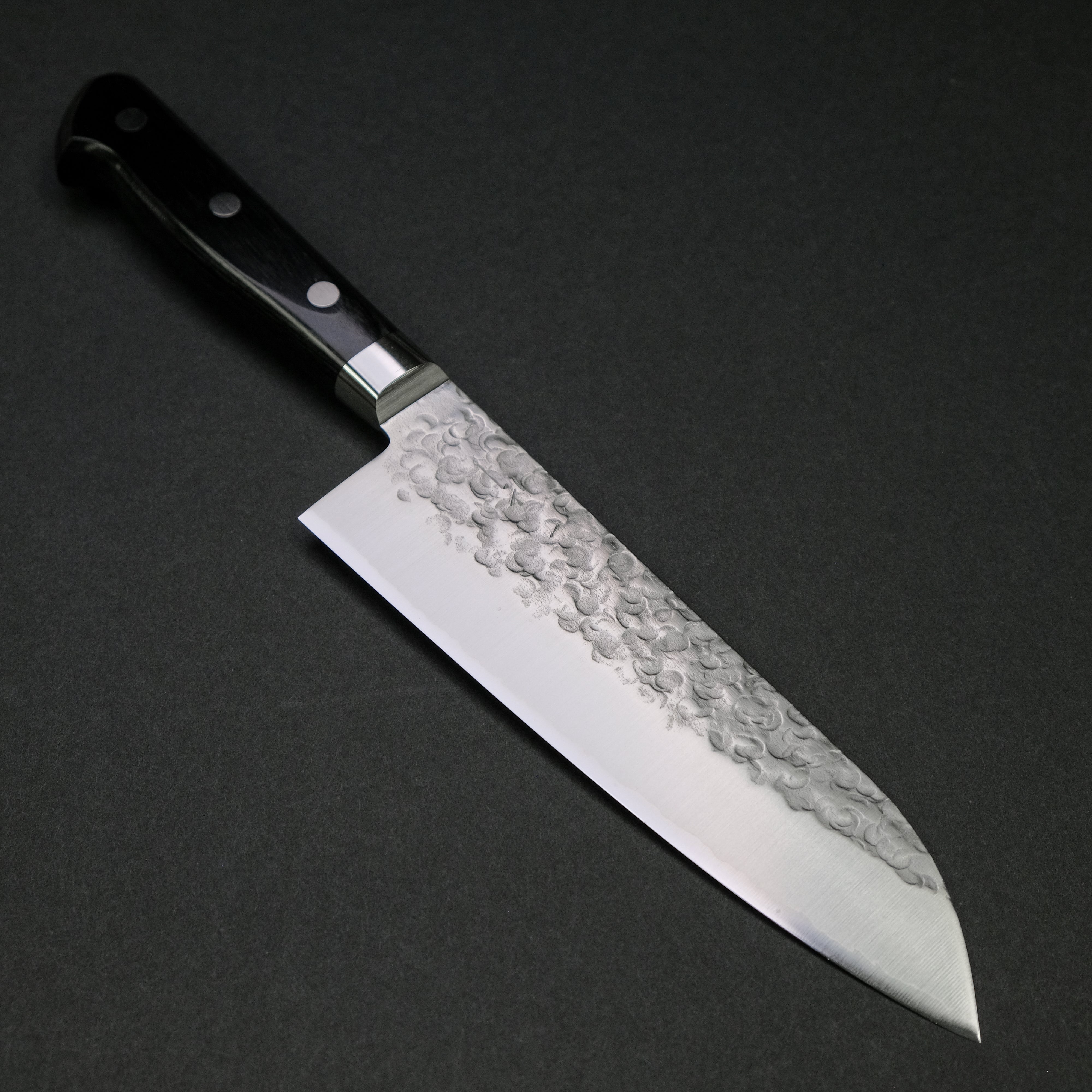 Hitohira T10 Tsuchime Japanese Knife Set - 150mm Petty & 165mm Santoku - High Carbon Steel Kitchen Knives for Slicing, Dicing & Chopping - Perfect for Home Chefs & Professional Cooking