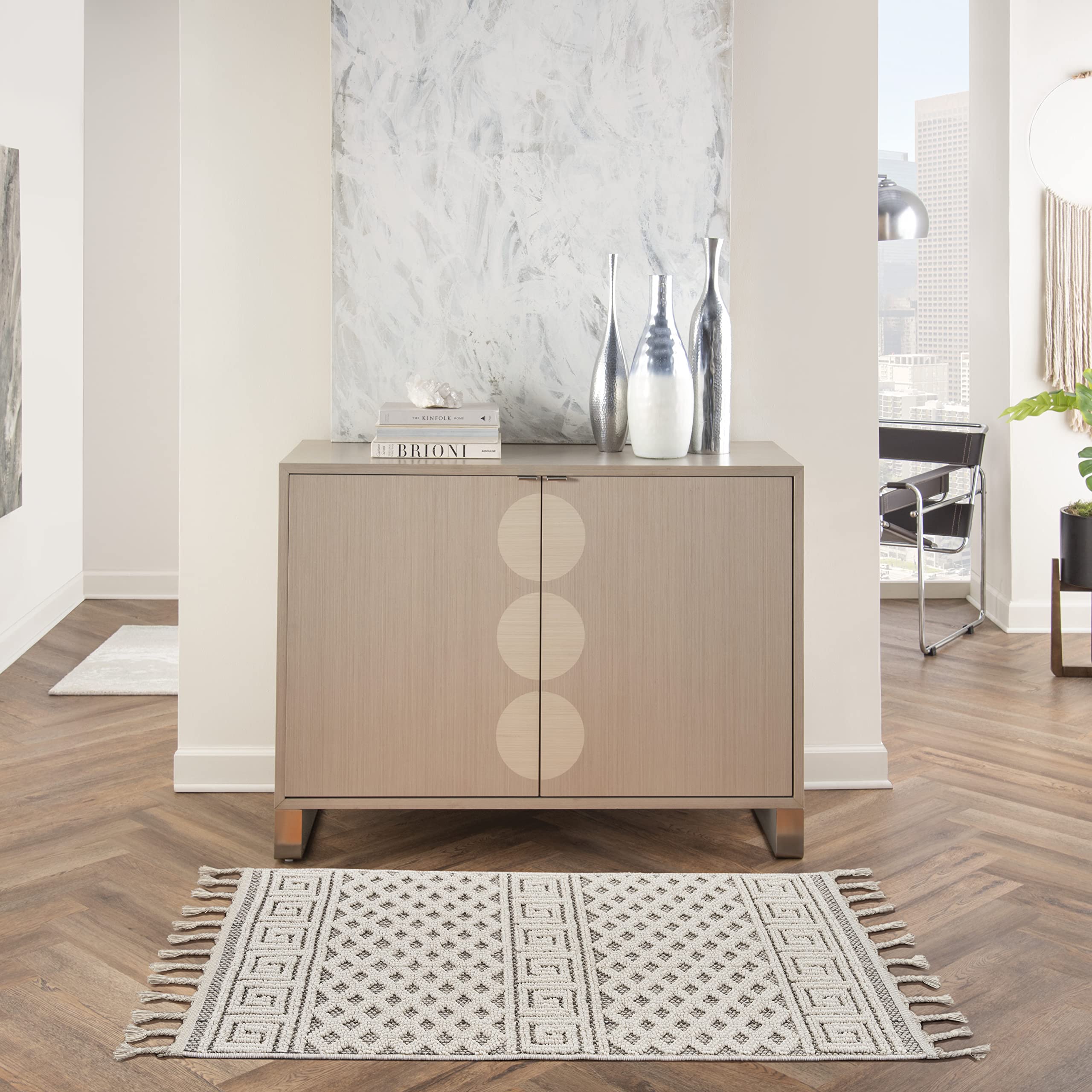 Nourison Elwood Ivory/Grey 2'2