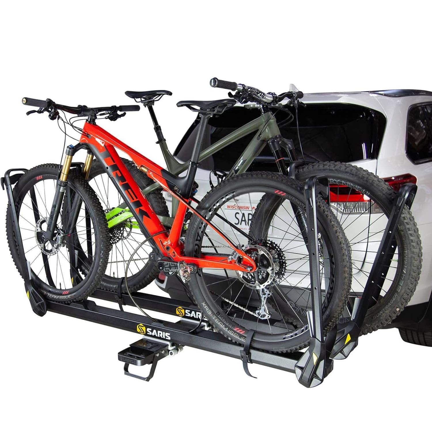 Saris MHS Modular Hitch Bike Rack - Aluminum Bike Carrier for Cars, Trucks & SUVs - Secure & Easy Bike Transport for Road Trips, Camping & Outdoor Adventures