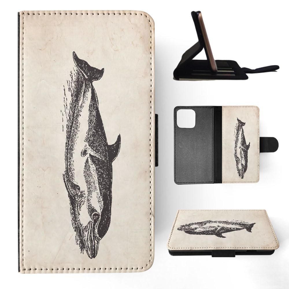 Dolphin FLIP Wallet Phone Case for Apple iPhone 15 Pro Max - Slim Protective Cover with Card Holder & Kickstand for Everyday Use, Travel & Business