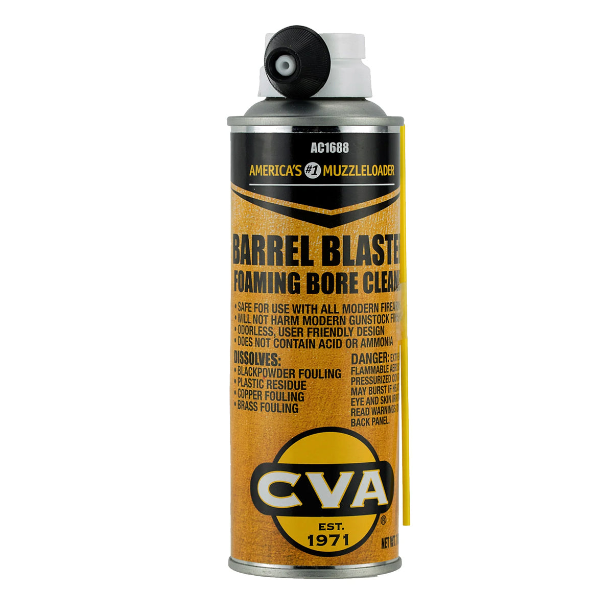 CVA Barrel Blaster™ Foaming Bore Cleaner - Powerful Gun Barrel Cleaner for Rifles & Shotguns | Removes Lead, Copper & Carbon Build-Up | Ideal for Hunting, Range Shooting & Firearm Maintenance