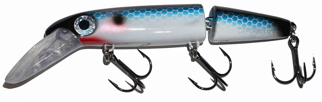 Bucher Jointed 6 DepthRaider Crankbait Fishing Lure - Premium Bass Fishing Bait for Deep Water & Trolling - Perfect for Freshwater & Saltwater Anglers