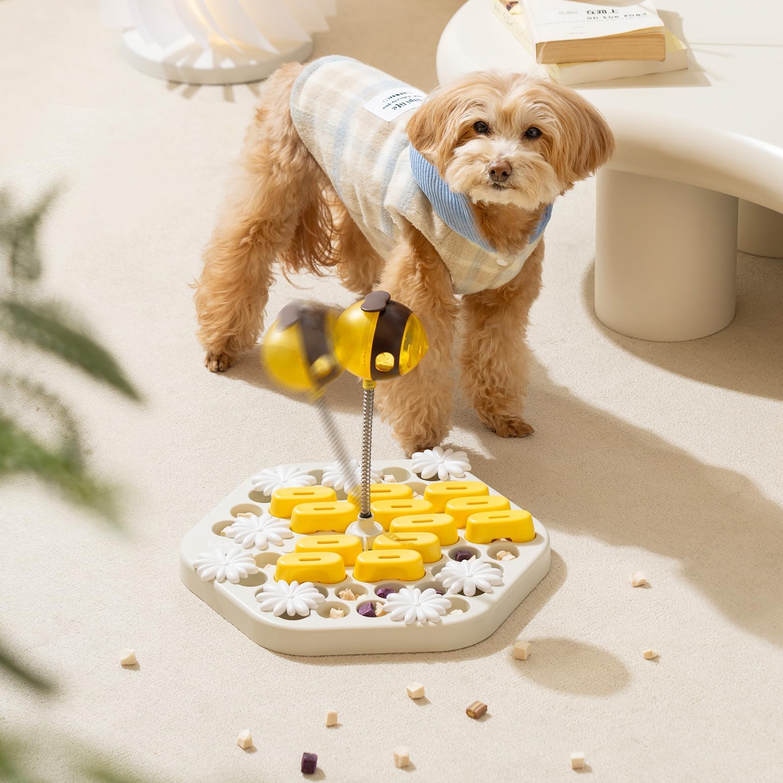 MEWOOFUN Interactive Dog Puzzle Toy for IQ Training - Slow Feeder & Mental Enrichment Game for Small Medium Large Smart Dogs - Perfect for Boredom Relief & Indoor Playtime