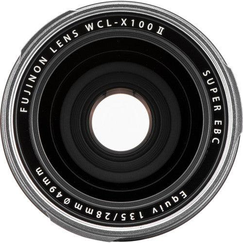 FUJIFILM X100VI Silver Digital Camera with Wide & Tele Conversion Lenses - Perfect for Street Photography, Travel & Vlogging