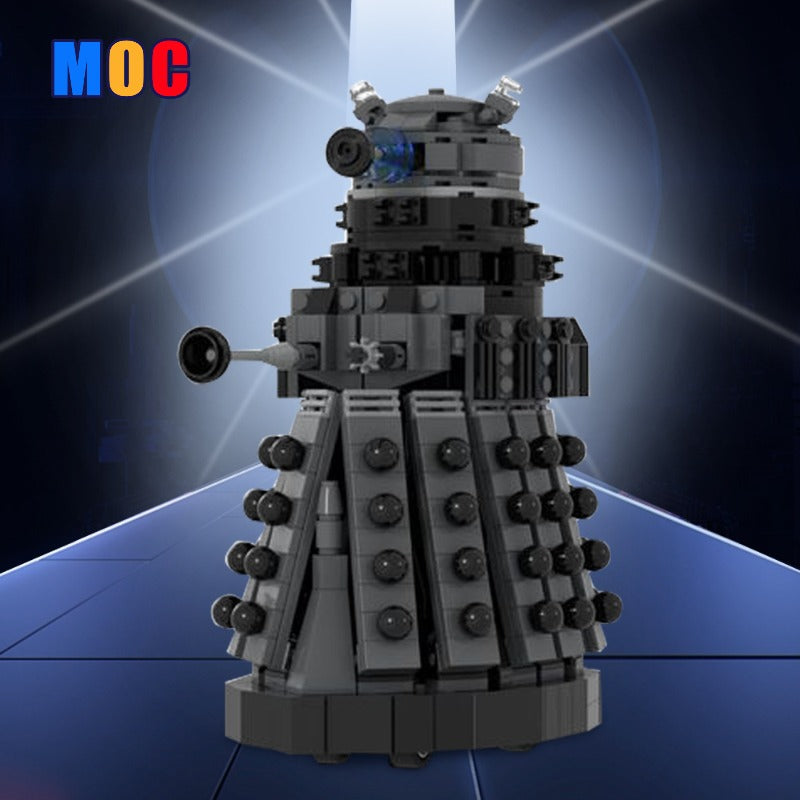 658 PCS MOC 22071 Dalek Building Blocks Set - Compatible with Major Brands - Sci-Fi Model Kit for Collectors & Fans | Perfect for Display, Gifts & Creative Play