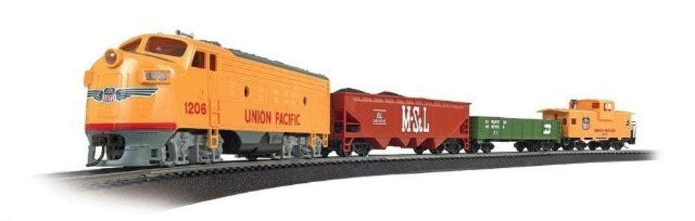 CHALLENGER Ready To Run Electric Train Set - HO Scale Model Train for Kids & Adults - Perfect for Christmas Gifts, Home Decoration & Railroad Enthusiasts