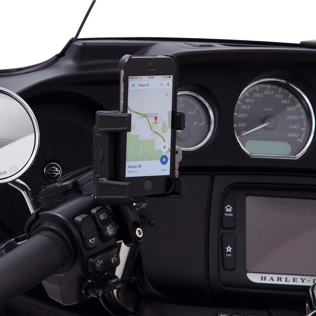 Ciro Universal Smartphone & GPS Car Mount Holder - Black (10