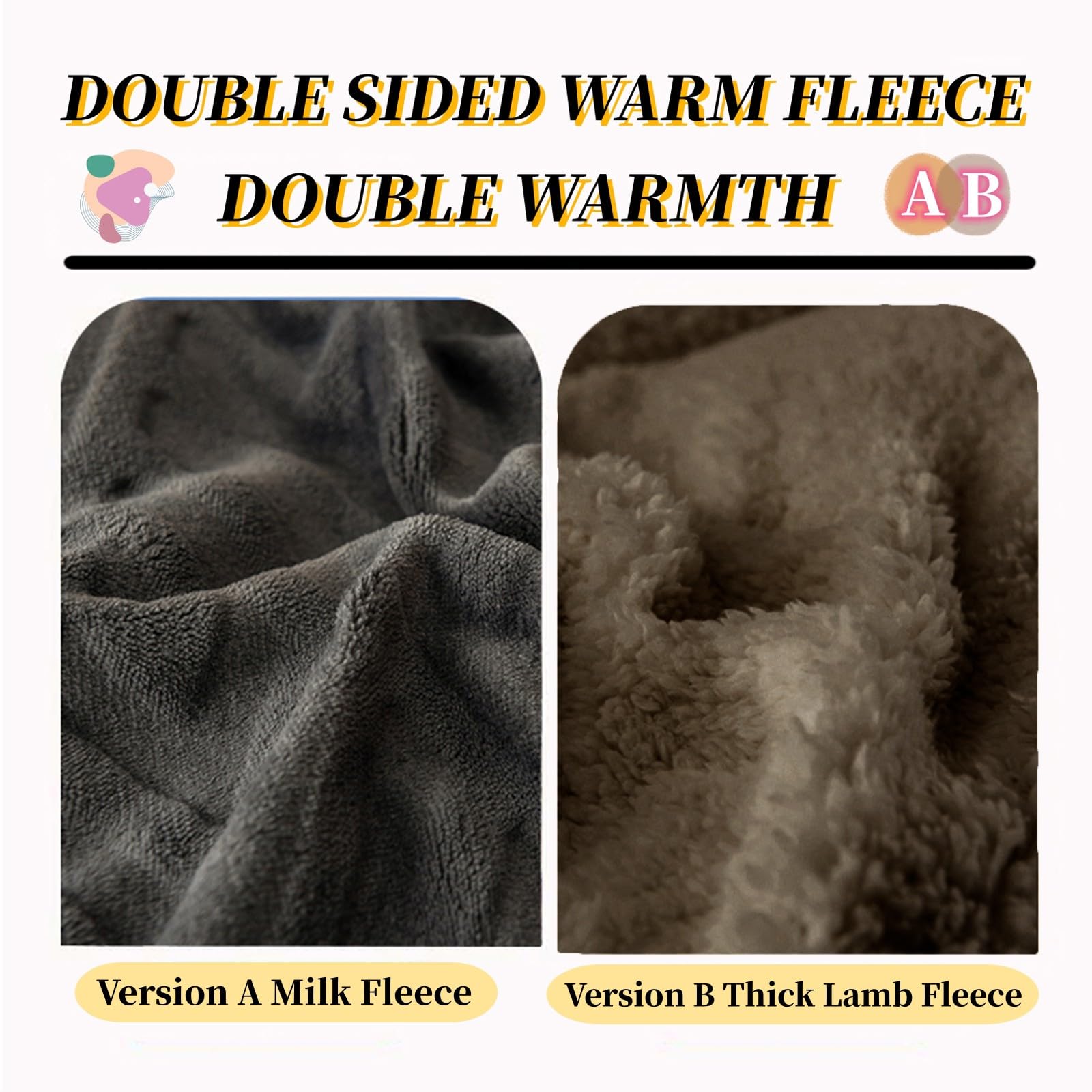 King Size Sherpa Fleece Blanket - Ultra Soft Double Sided Lambswool Comforter for Winter - Warm & Cozy 220x240cm Heavyweight Quilt - Perfect for Cold Nights, Bedroom Decor & Cozy Lounging
