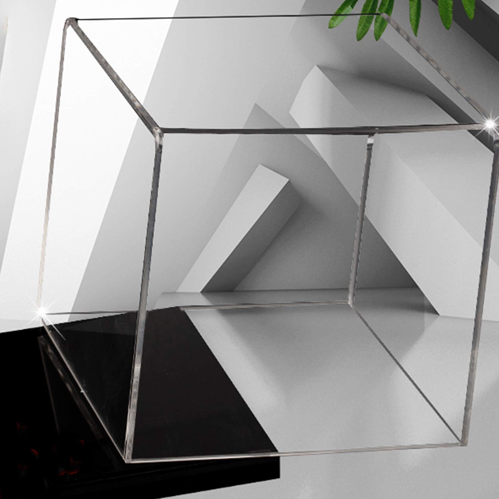 YANJINGYJ Clear Acrylic Display Case 18x14x20cm - Premium Collectible Showcase for Action Figures, Lego Toys & Memorabilia - Perfect for Home Decor, Store Displays & Gift Packaging
