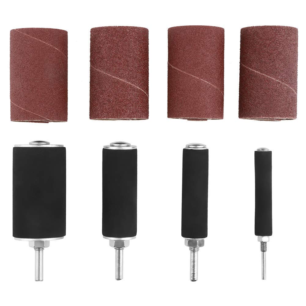 20PCS Rubber Sanding Drum Set for Woodworking, DIY Projects & Home Improvement - Professional Drum Sander Kit for Carpentry, Hobbies & Crafting - Perfect for Sanding Curves, Edges & Detailed Woodwork