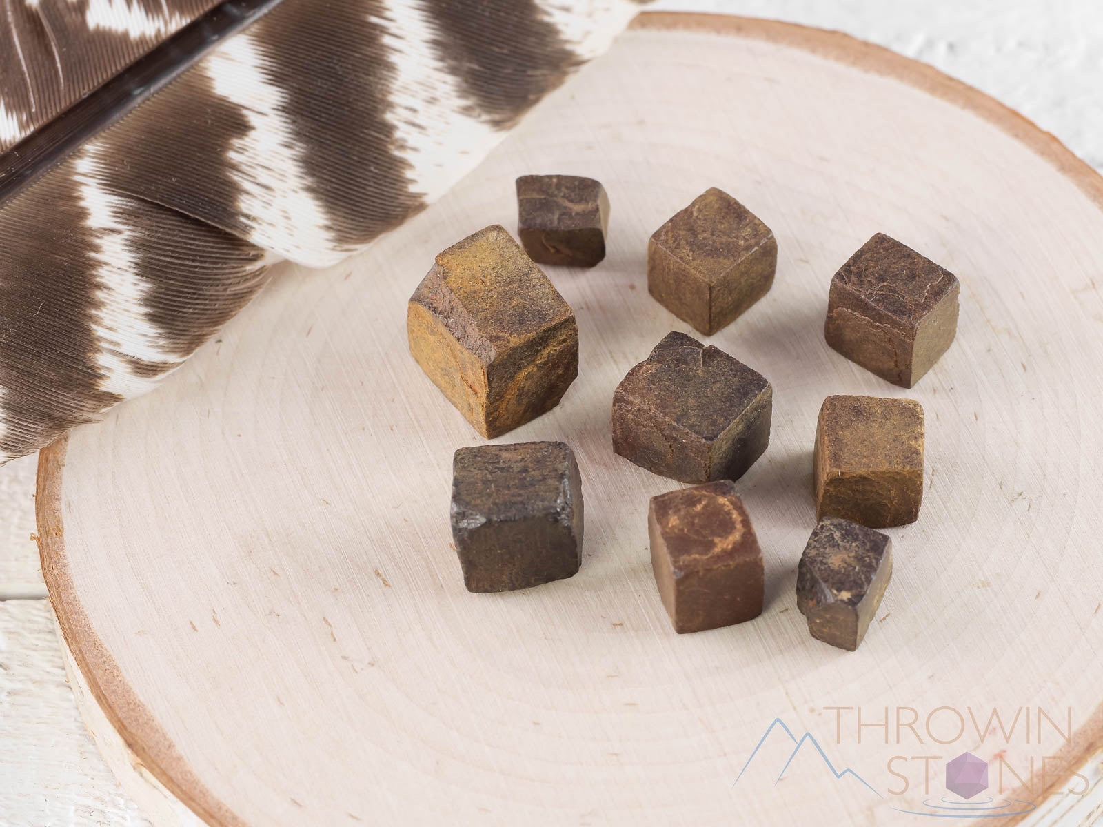 LIMONITE after PYRITE Raw Crystal Cubes - Natural Healing Stones for Meditation, Chakra Balancing & Sacred Geometry (E0699) | Perfect for Home Decor, Spiritual Practice & Crystal Collections