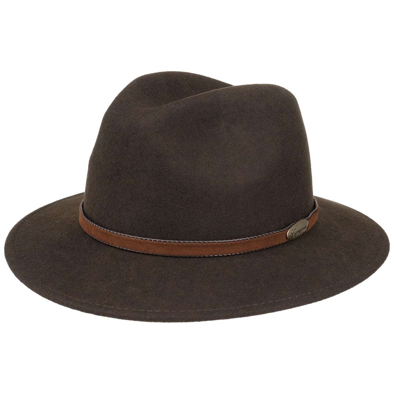Lierys Wool Felt Hat for Women & Men - Soft Casual Travel Hat with Wide Brim, Sun Protection for Outdoor Adventures, Beach Vacations & City Strolls