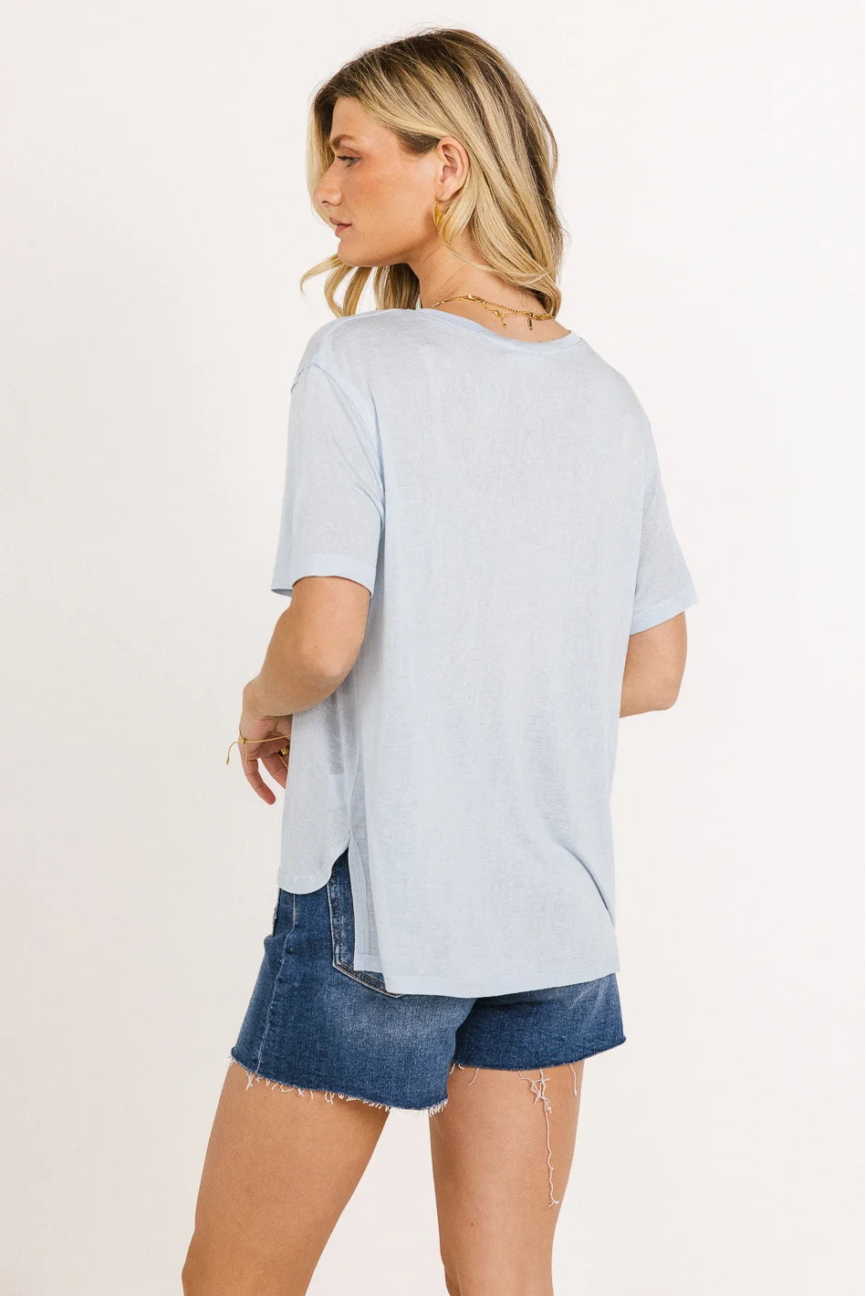 Blue Miles Tee - Soft Cotton Men's T-Shirt | Casual & Streetwear Style | Perfect for Everyday Wear, Gym & Outings
