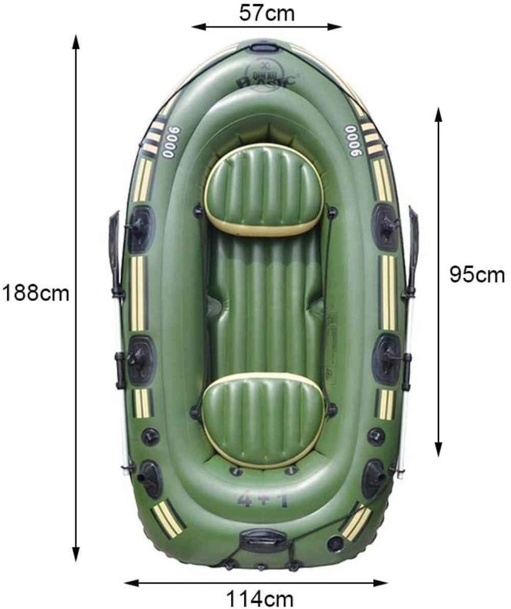 Inflatable Fishing Kayak Boat Set for 2-3 Persons - Portable Explorer Boat with Paddle, Foot Pump & Safety Rope - Perfect for Lakes, Rivers & Coastal Fishing Adventures