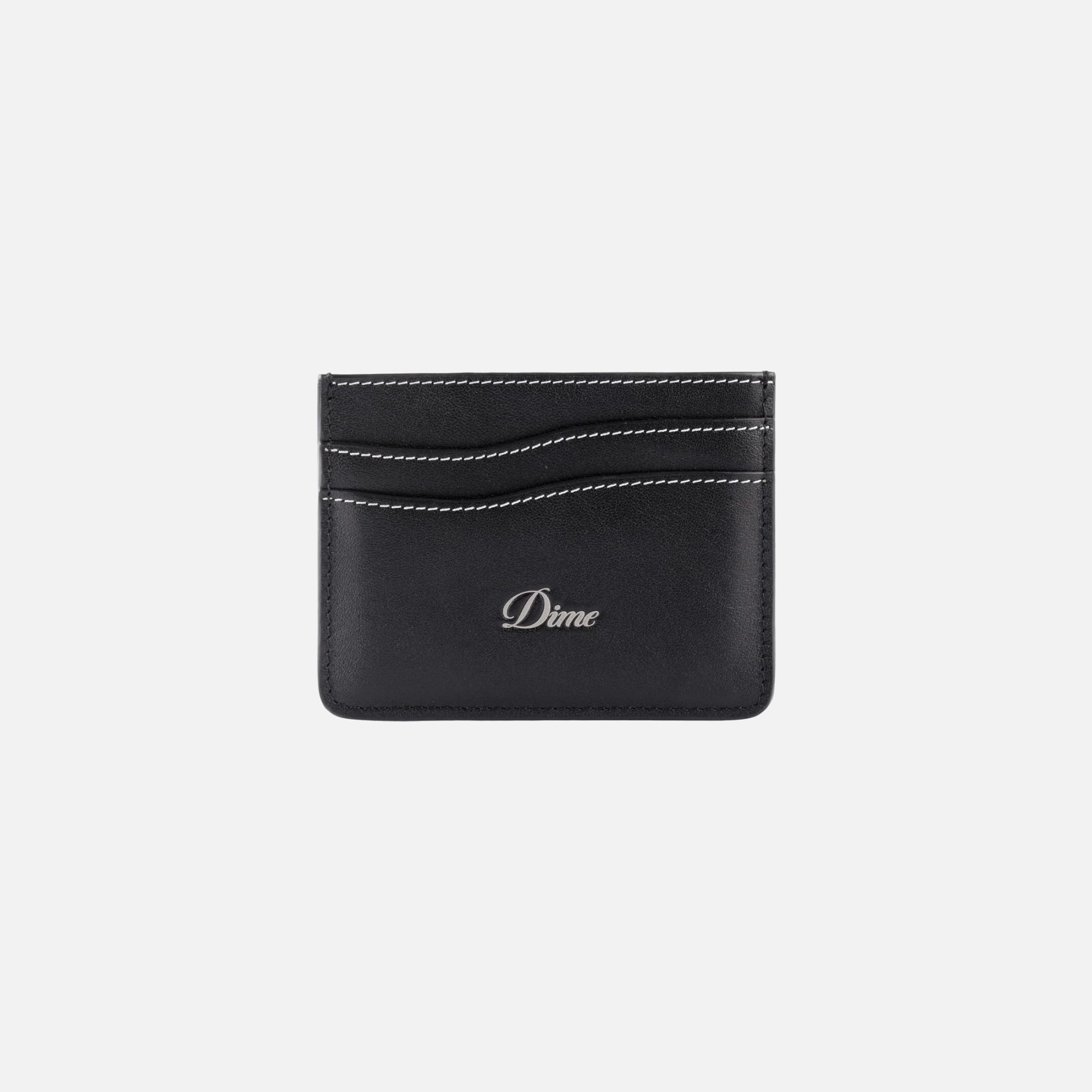 Elegant Cursive Leather Card Holder - Slim RFID Blocking Wallet for Credit Cards & IDs | Perfect for Travel, Business, and Everyday Use